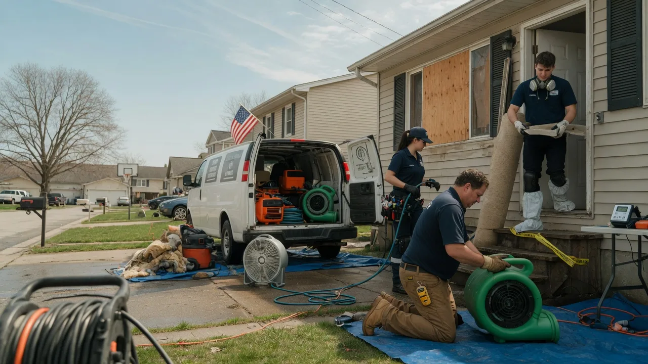 Water Damage Restoration in Mark, IL near me